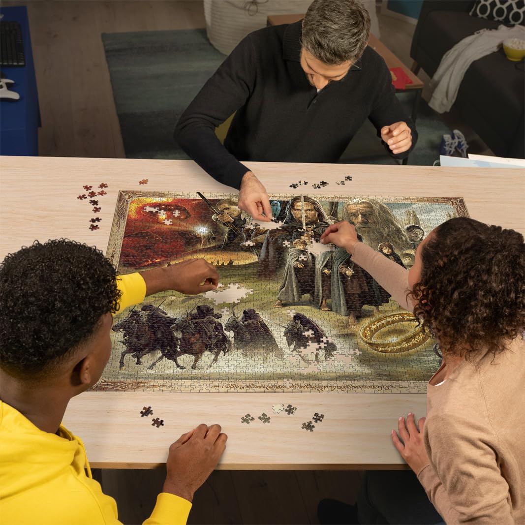 Ravensburger Lord of The Rings: The Fellowship of The Ring 2000 Piece Jigsaw Puzzle for Adults - 16927 - Every Piece is Unique, Softclick Technology Means Pieces Fit Together Perfectly