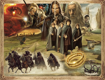 Ravensburger Lord of The Rings: The Fellowship of The Ring 2000 Piece Jigsaw Puzzle for Adults - 16927 - Every Piece is Unique, Softclick Technology Means Pieces Fit Together Perfectly