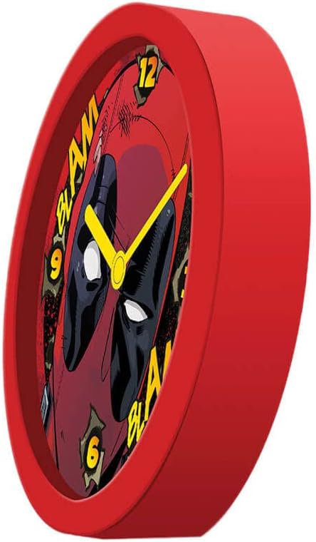 Deadpool Alarm Clock (Blam Blam) 12cm Diameter - Official Merchandise
