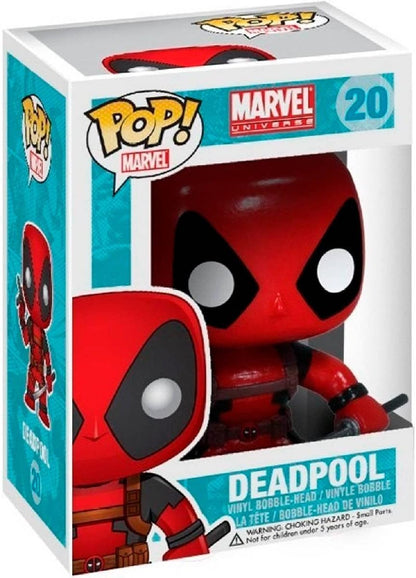 Funko Marvel POP! Vinyl Deadpool With Gun and Sword - Collectable Vinyl Figure - Gift Idea - Official Merchandise - Toys for Kids & Adults - Comic Books Fans - Model Figure for Collectors and Display