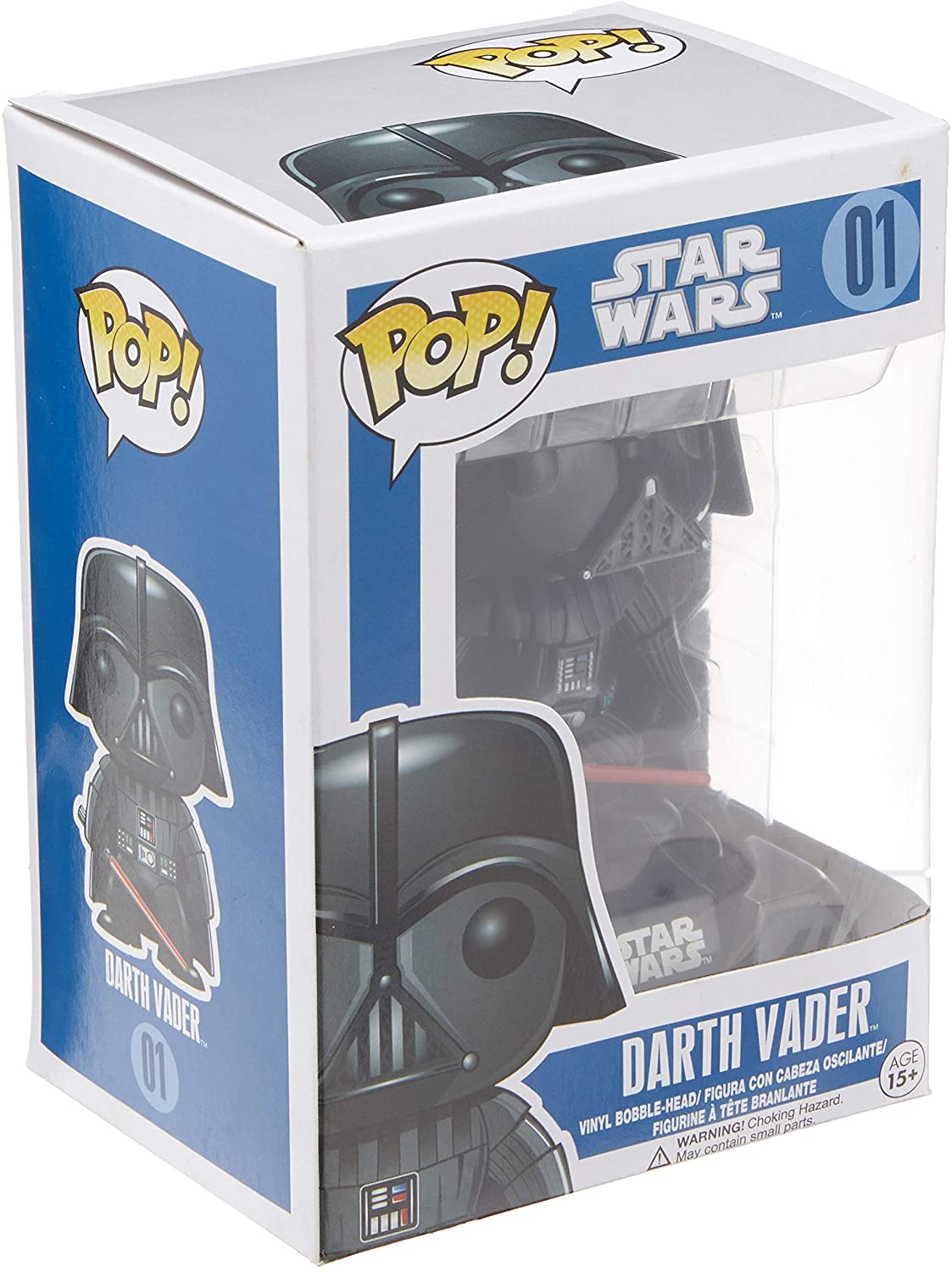 Funko POP!: Star Wars Darth Vader Bobblehead Vinyl Figure POP! 2300 & POP! Vinyl Star Wars : Mandalorian - The Book Of Boba Fett Helmet Bobblehead Figure - POP! 54524 + Vinyl Star Wars : Mandalorian