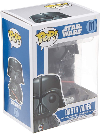 Funko POP!: Star Wars Darth Vader Bobblehead Vinyl Figure POP! 2300 & POP! Vinyl Star Wars : Mandalorian - The Book Of Boba Fett Helmet Bobblehead Figure - POP! 54524 + Vinyl Star Wars : Mandalorian