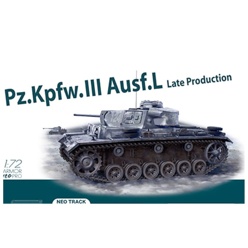 Dragon DR7645 1/72 WWII German Army No. III Tank L-Type Late Production Model with NEO Track Included Plastic Model