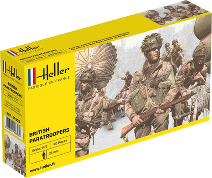 Heller British Paratroopers Model Kit (Set of 50) (1/72 Scale) (HLR-49623