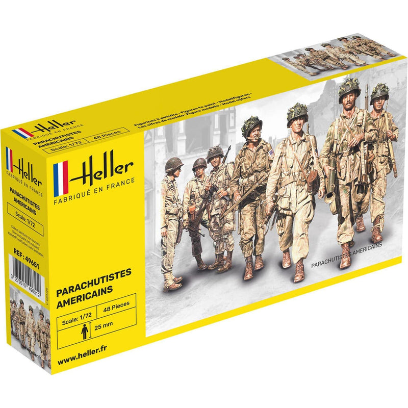 Heller 1:72 - Parachutistes Americains (American Paratroops) - (HEL49651