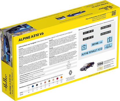 HELLER JOUSTRA Car Model: Starter Kit: Alpine A310