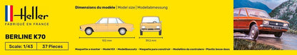 HELLER Joustra Model Car Starter Kit: K70