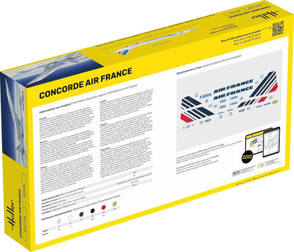 HELLER JOUSTRA Model Airplane: Starter Kit: Concorde Air France