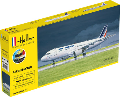 Heller Model Airplane: Starter Kit: Airbus A320 Air France