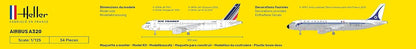 Heller Model Airplane: Starter Kit: Airbus A320 Air France