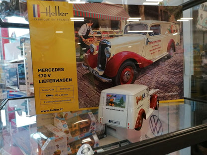 HELLER JOUSTRA Model Car: Starter Kit: MB 170 Lieferwagen