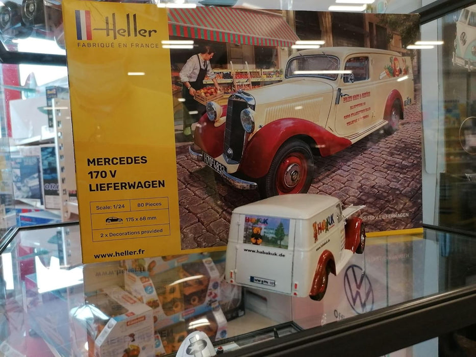 HELLER JOUSTRA Model Car: Starter Kit: MB 170 Lieferwagen