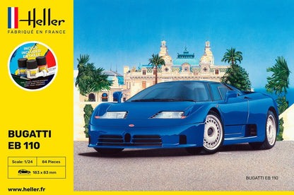 Heller Maquette voiture : Starter Kit : Bugatti Eb 110