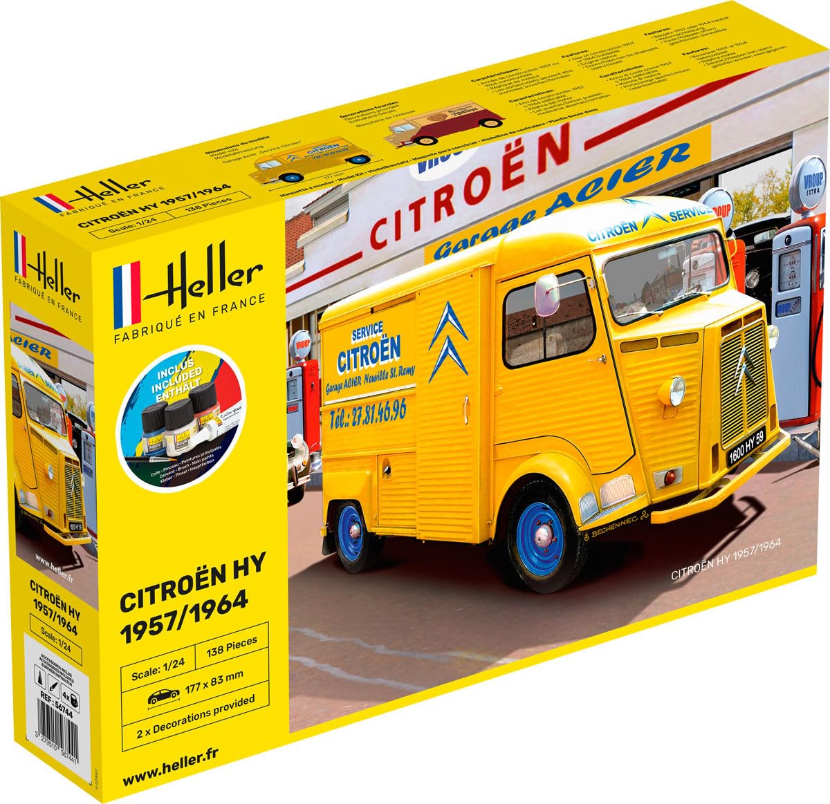 Maquette véhicule : Starter Kit : Citroën HY 1957/1964