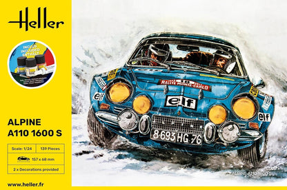Heller 1:24 Gift Set - Alpine A110 1600S