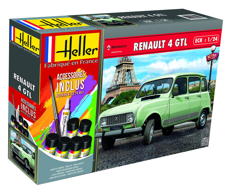 Heller 1:24 Gift Set - Renault 4L