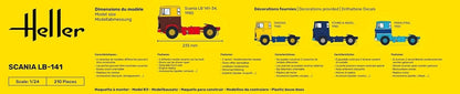 HELLER JOUSTRA Model Truck: Starter Kit: Truck LB-141