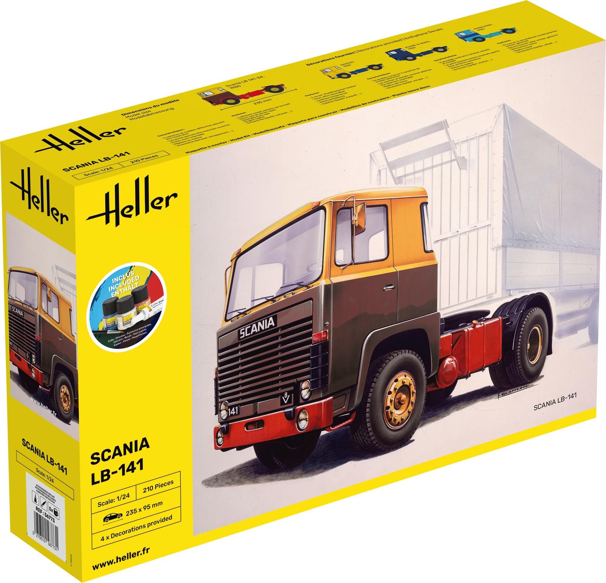 HELLER JOUSTRA Model Truck: Starter Kit: Truck LB-141