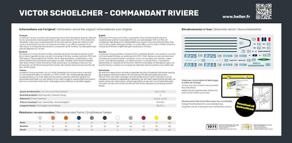 heller - 1/400 Starter Kit Victor Schoelcher Commandant Rivierehel57015