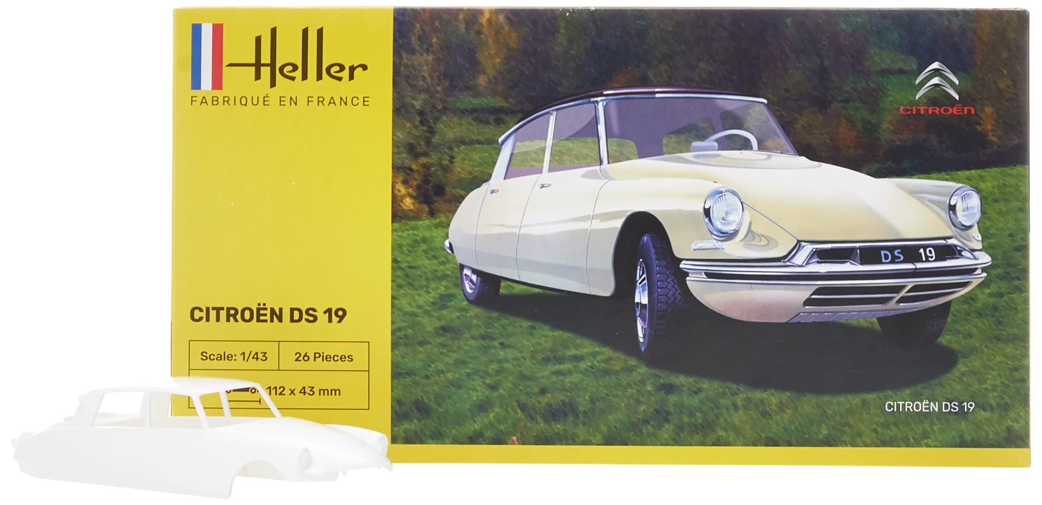 Heller 80162 Citroen 1:43 Scale Ds 19 Model
