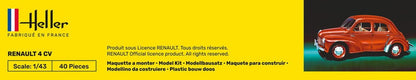 Heller HEL80174 1:43-Renault 4 CV