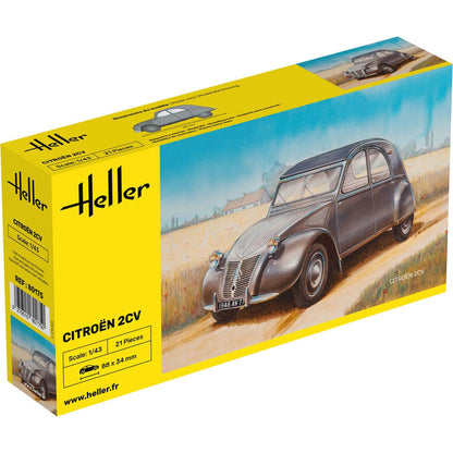 Heller Citroen 2 CV Classic Car Model Building Kit (HR80175