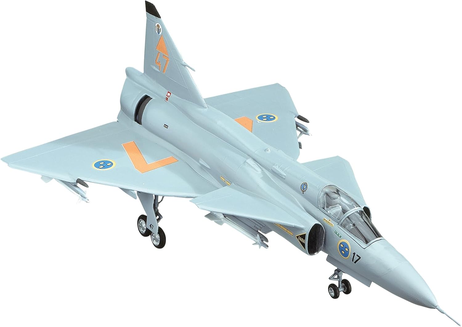 Heller JA 37 Jaktviggen Airplane Model Building Kit