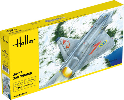 Heller JA 37 Jaktviggen Airplane Model Building Kit