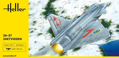 Heller JA 37 Jaktviggen Airplane Model Building Kit