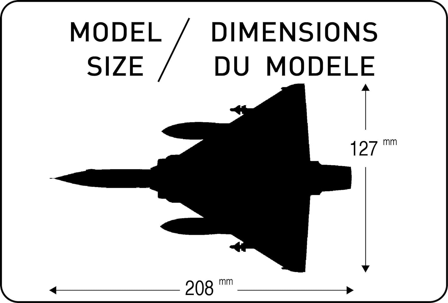 Heller 80321" Mirage 2000 N Model Kit, 1:72 Scale