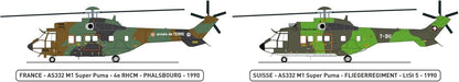 Heller 80367" Super Puma AS 332 M1 Model Kit, 1:72 Scale