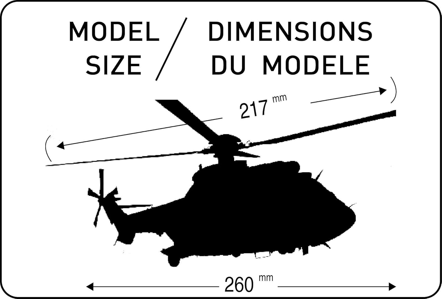 Heller 80367" Super Puma AS 332 M1 Model Kit, 1:72 Scale