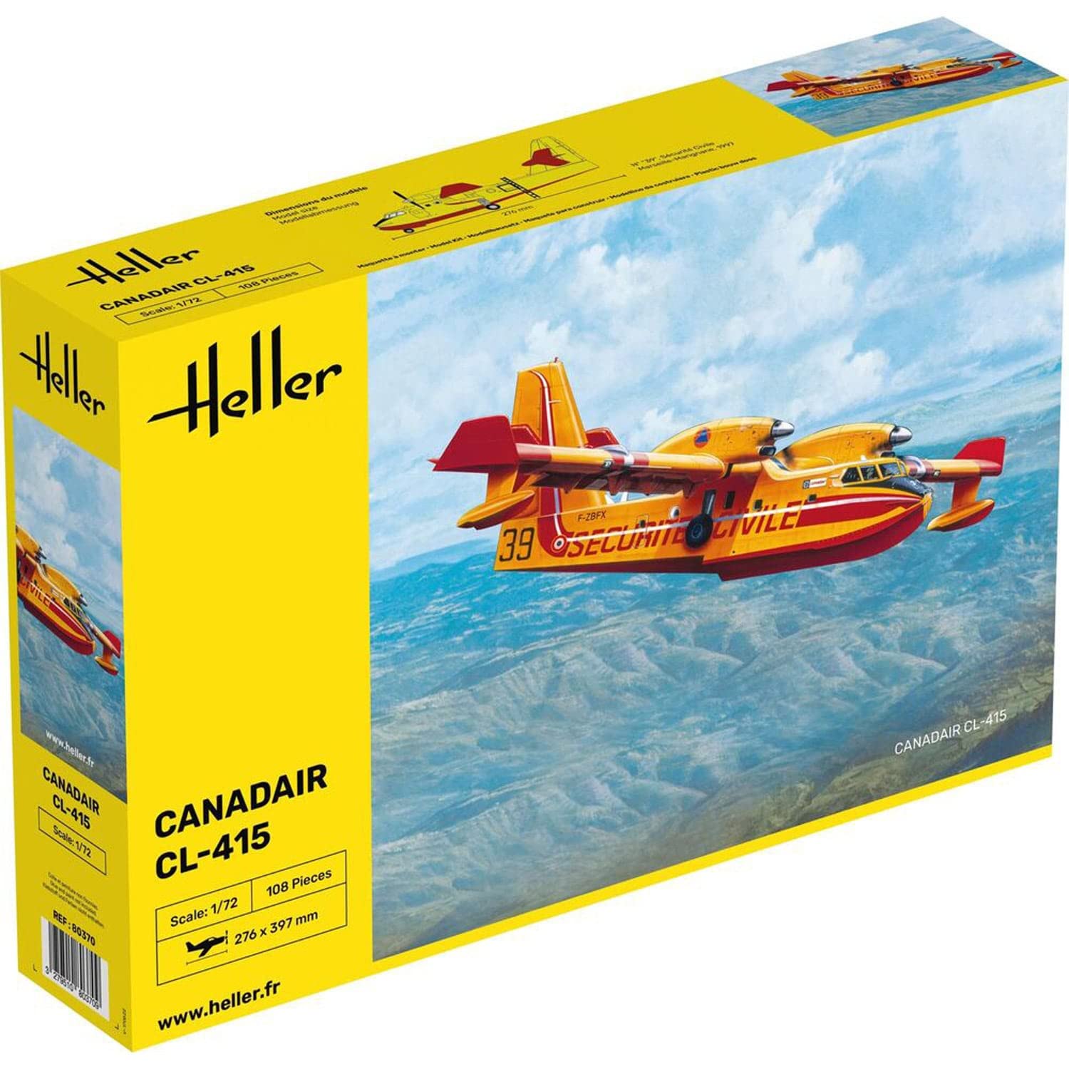 Heller HEL80359 Model Kit, Various