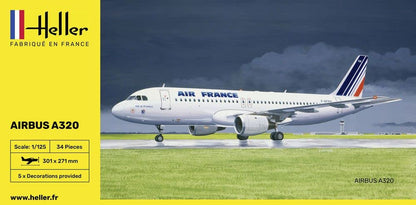 Heller 80448" Airbus A320 Air France Model Kit, 1:125 Scale