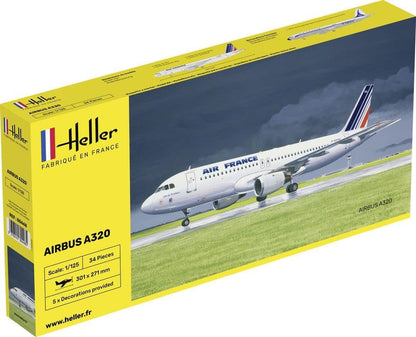 Heller 80448" Airbus A320 Air France Model Kit, 1:125 Scale