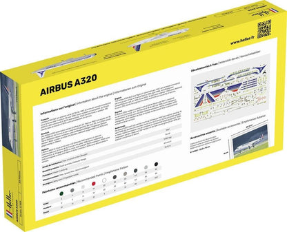 Heller 80448" Airbus A320 Air France Model Kit, 1:125 Scale