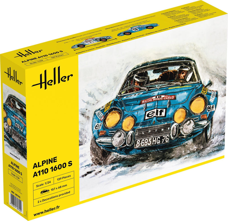 Heller- Alpine A110 (1600), Classic Maqueta, Color Gris (80745