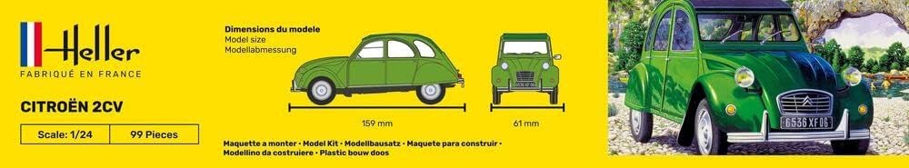 Heller HEL80763 Citroen Model Kit, Various