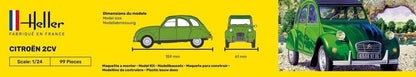 Heller HEL80763 Citroen Model Kit, Various