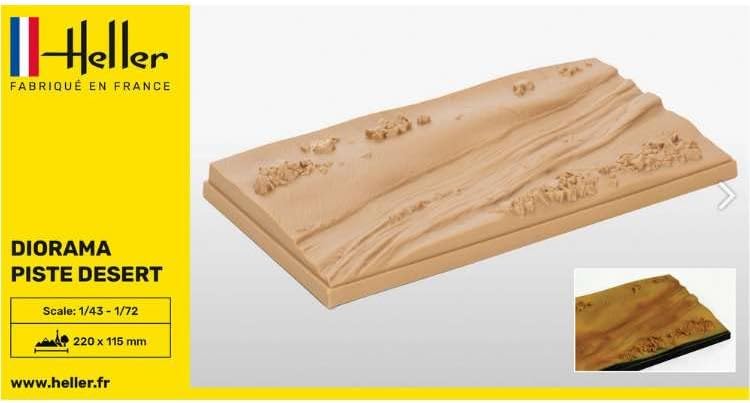 Heller HEL81253 1:72-Diorama (Piste Desert)