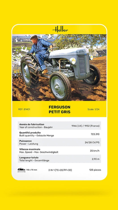 Heller HEL81401 Massey Ferguson Model Kit, Various