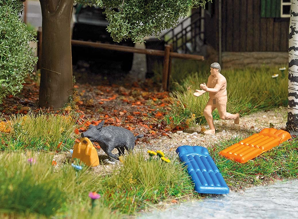 Busch - A-set: Wildschweinalarm H0 (5/21) * - BU7948