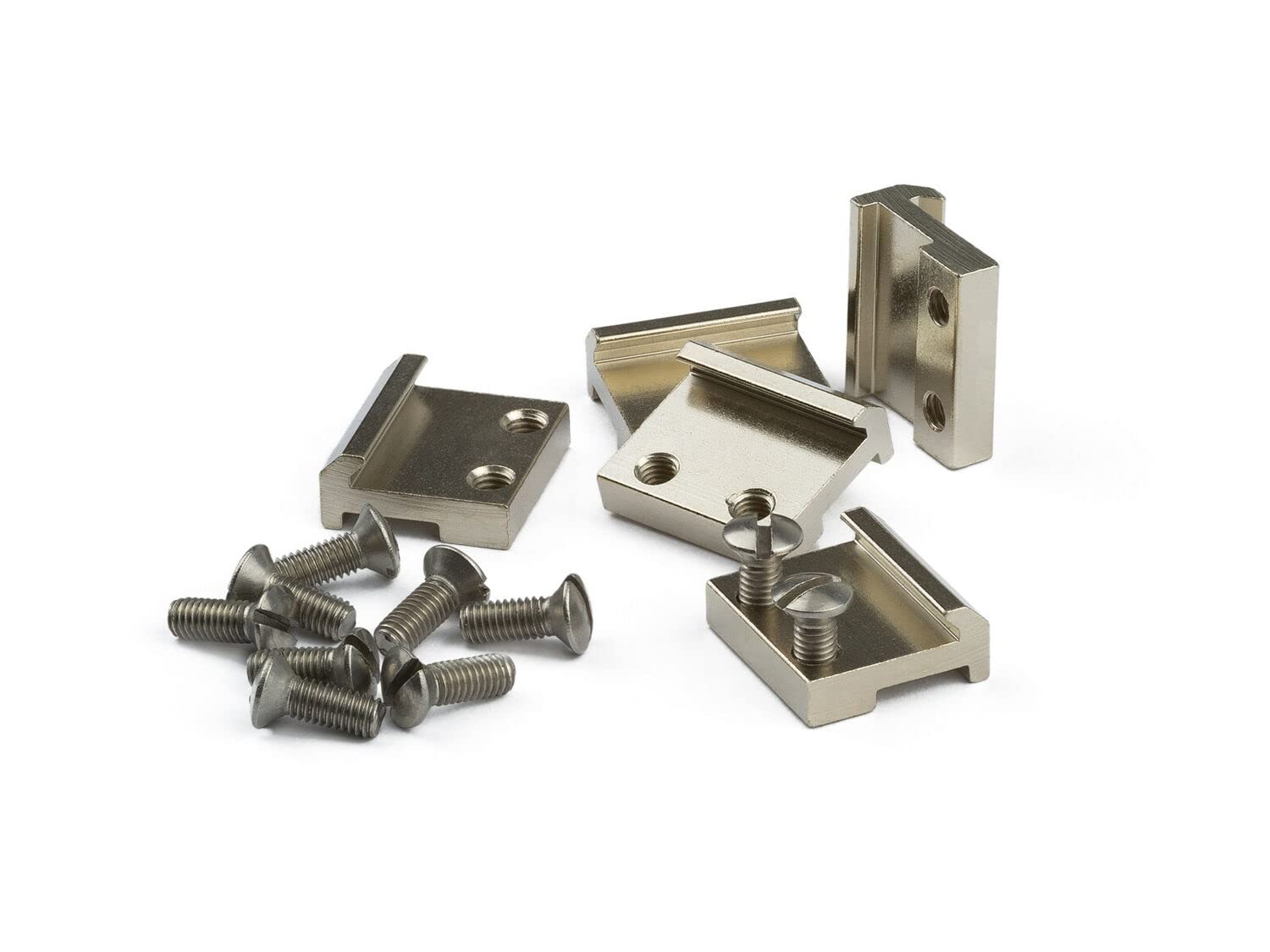 Massoth - Rail Clamps G Scale Nickel-plated 15mm 50/pack (?/21) *