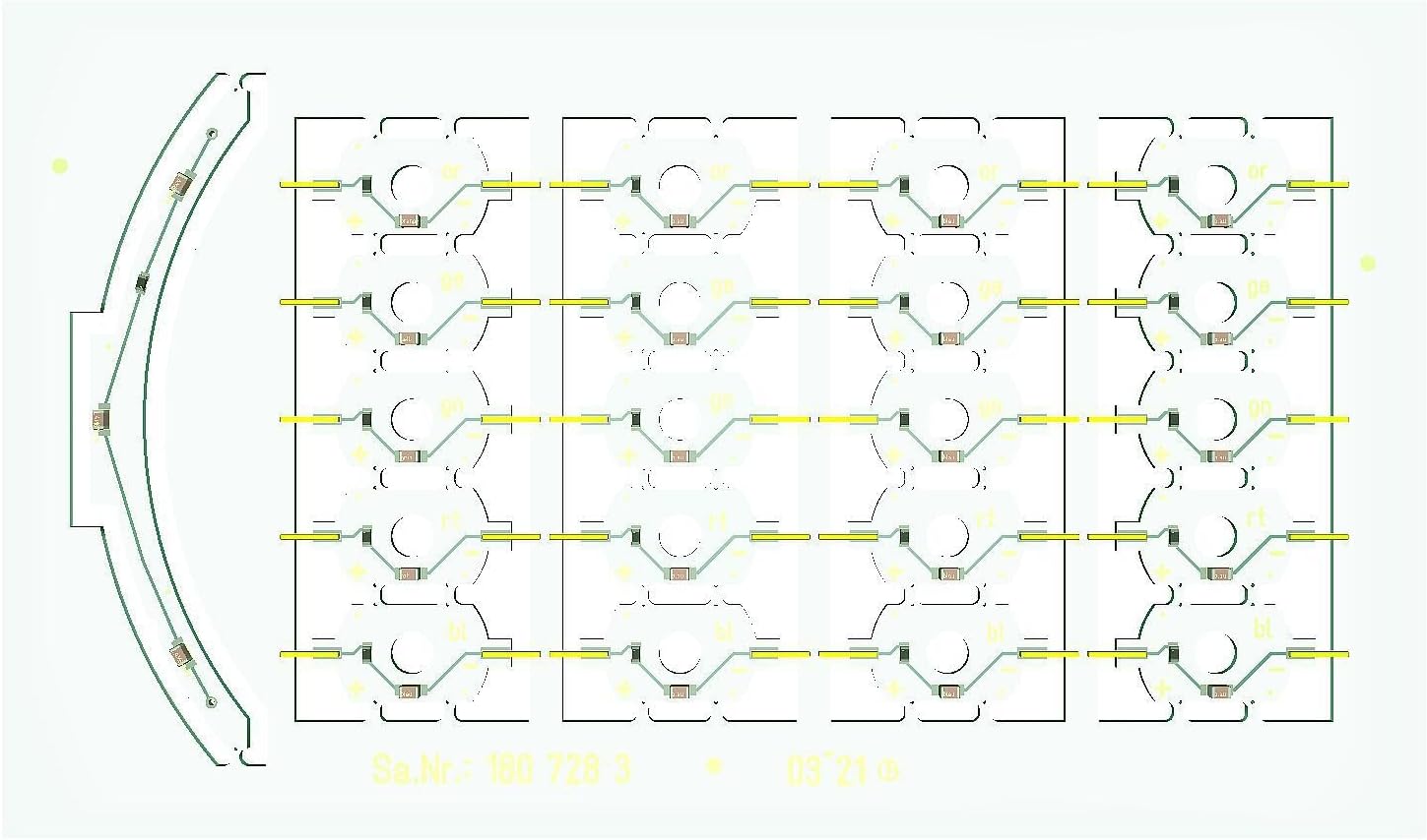 Faller 180728 Ferris Wheel LED Lighting Set
