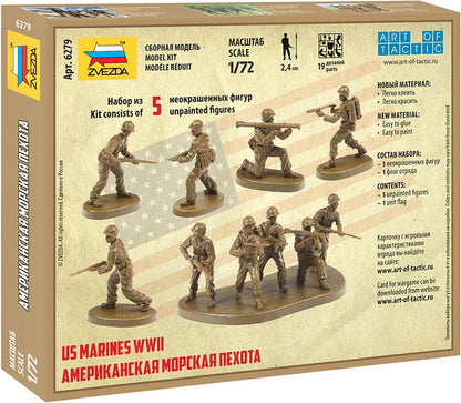 Zvezda US Marines WWII 1:72 Model Kit