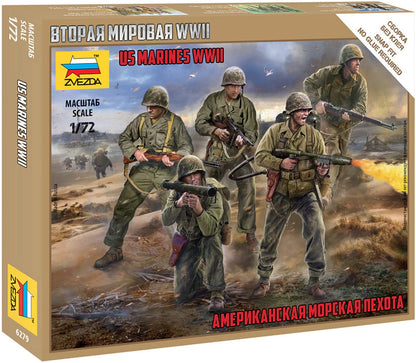 Zvezda US Marines WWII 1:72 Model Kit