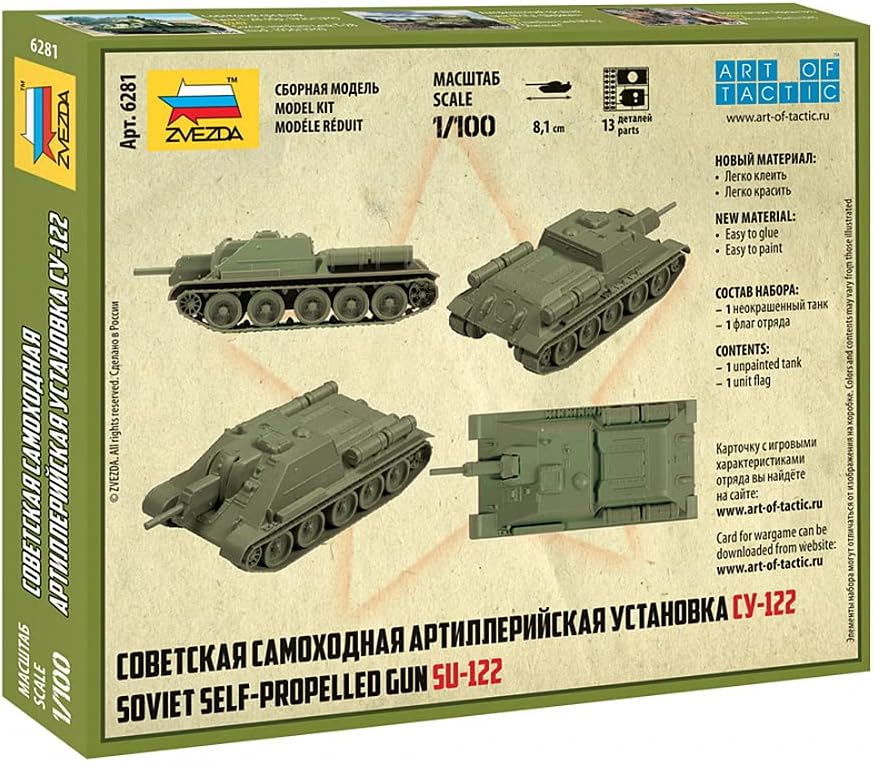 Zvezda 6281 Model Kit, Multi-Colour