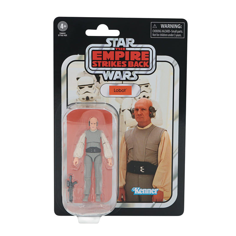 Star Wars Hasbro The Vintage Collection Lobot Toy, 9.5cm Scale The Empire Strikes Back Figure for Ages 4 and Up
