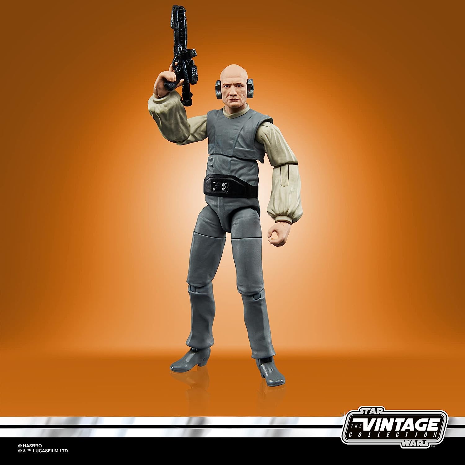 Star Wars Hasbro The Vintage Collection Lobot Toy, 9.5cm Scale The Empire Strikes Back Figure for Ages 4 and Up