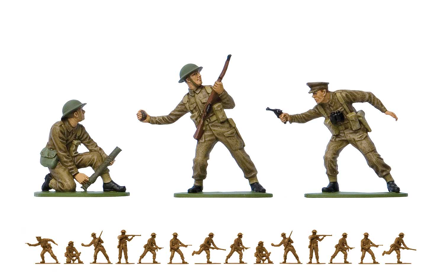 Airfix Model Figures Set, A02718V Infantería británica de la Segunda Guerra Mundial, Accesorios para Kit de construcción de Modelos, Kits de Modelos de plástico para Adultos y niños Mayores de 8 años